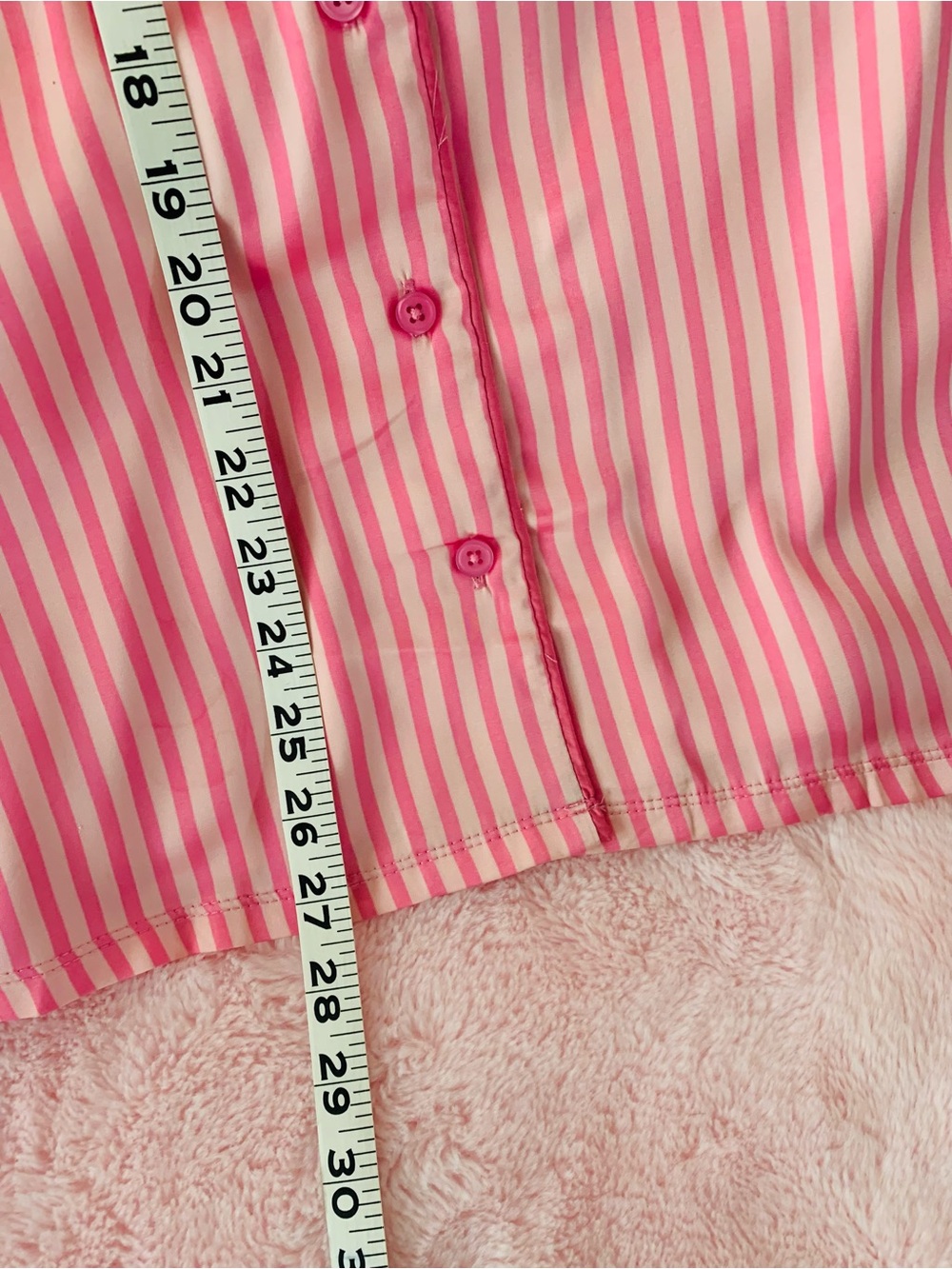 Bebe Silky Satin Pajama Set Candy Stripe Pink Button Down Size XL NWOT - Picture 6 of 14